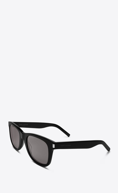 SAINT LAURENT クラシック E クラシック 51/F サングラス(シャイニーブラック/アセテート製/スモークレンズ) b_V4
